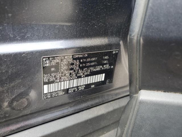 JTMF1RFV5KD040004 - 2019 TOYOTA RAV4 LE GRAY photo 13