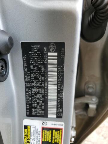 4T1T11AK0RU248637 - 2024 TOYOTA CAMRY SE NIGHT SHADE SILVER photo 12