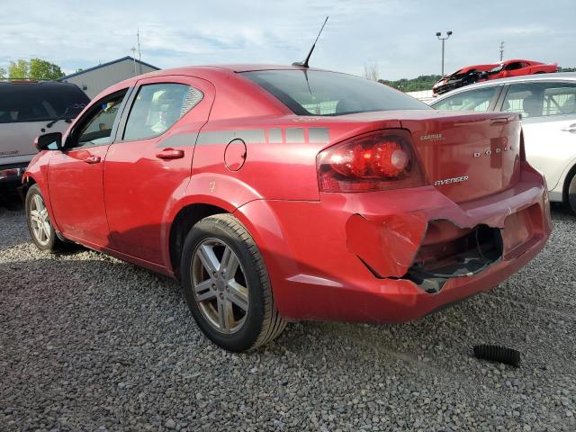 1B3BD1FB5BN509309 - 2011 DODGE AVENGER MAINSTREET RED photo 2