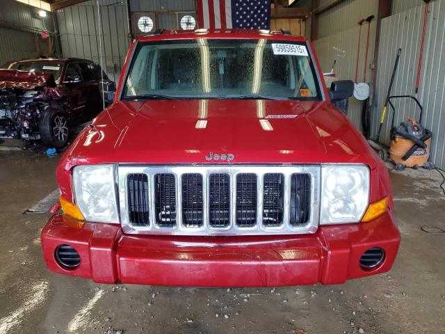1J8HG48K09C556499 - 2009 JEEP COMMANDER SPORT Червоний фото 5