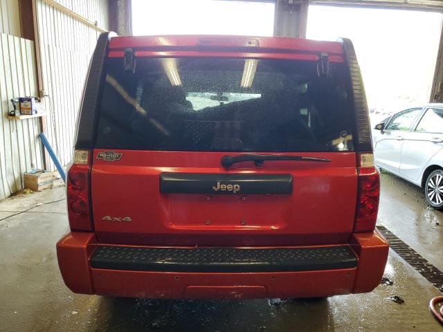 1J8HG48K09C556499 - 2009 JEEP COMMANDER SPORT Червоний фото 6