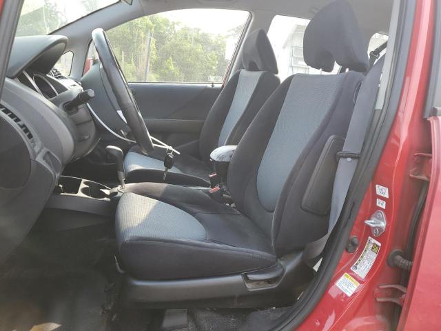 JHMGD386X7S058126 - 2007 HONDA FIT S RED photo 7