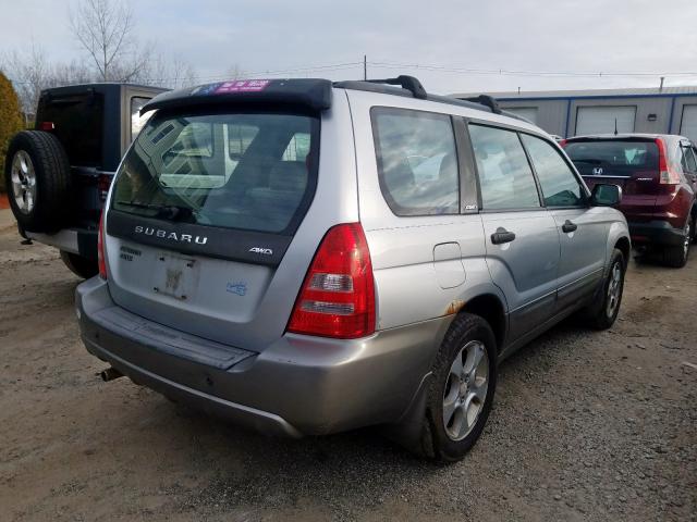 JF1SG65623H757532 - 2003 SUBARU FORESTER 2.5XS  photo 4