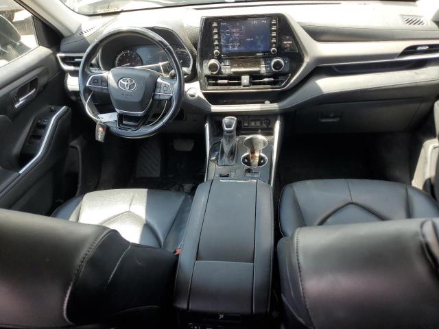 5TDGZRAH9MS515417 - 2021 TOYOTA HIGHLANDER XLE CHARCOAL photo 8