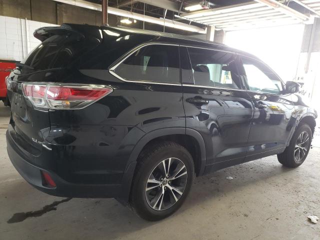 5TDJKRFH3GS232924 - 2016 TOYOTA HIGHLANDER XLE Սև լուսանկար 3