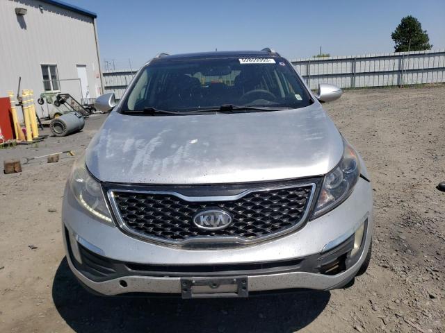 KNDPCCA69B7111893 - 2011 KIA SPORTAGE EX SILVER photo 5