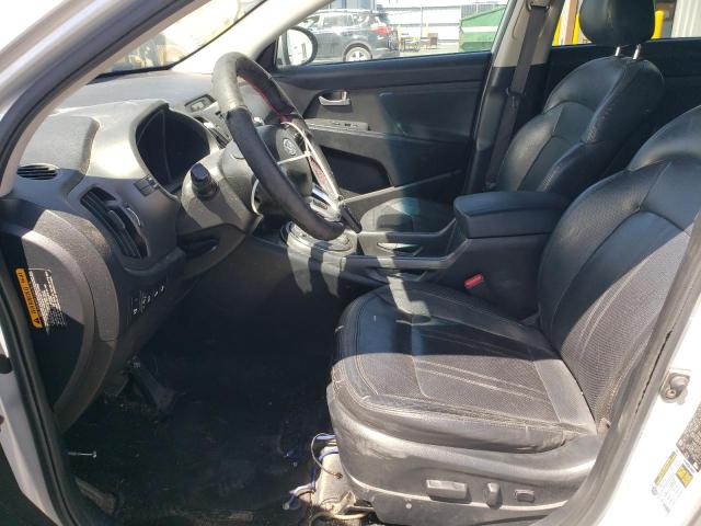 KNDPCCA69B7111893 - 2011 KIA SPORTAGE EX SILVER photo 7