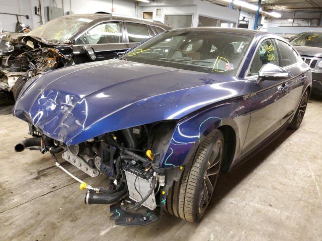 WAUC4CF53JA010603 - 2018 AUDI S5 PRESTIGE Blau Foto 2