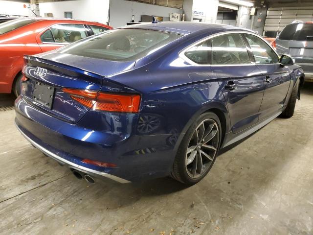 WAUC4CF53JA010603 - 2018 AUDI S5 PRESTIGE BLUE photo 4