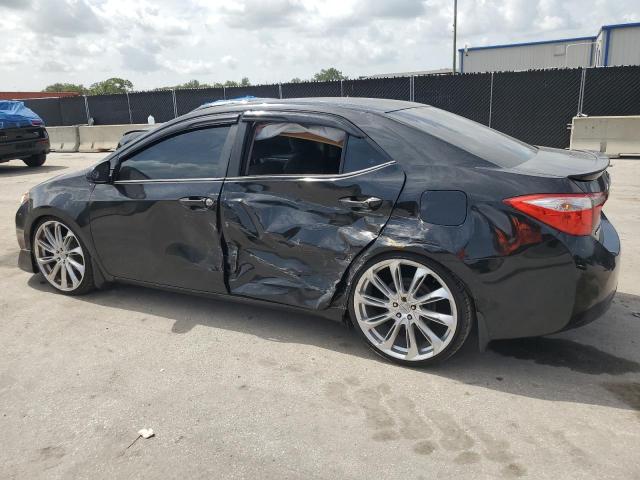 2T1BURHE4EC047918 - 2014 TOYOTA COROLLA L BLACK photo 2