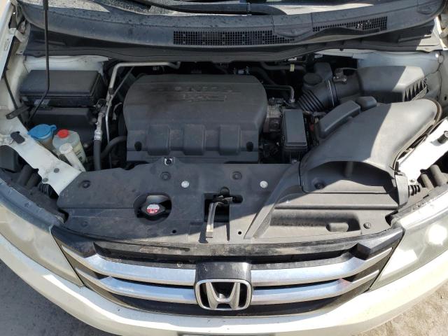 5FNRL5H63EB056320 - 2014 HONDA ODYSSEY EXL WHITE photo 12