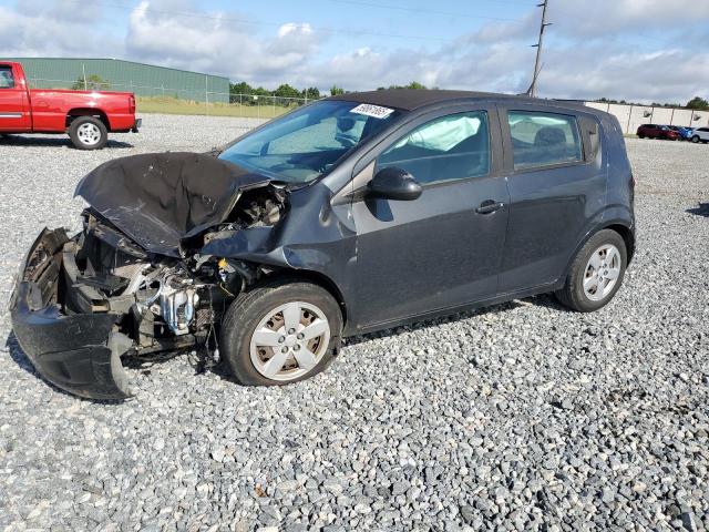 1G1JA6SH2E4125730 - 2014 CHEVROLET SONIC LS GRAY photo 1