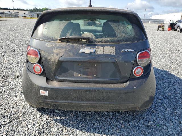 1G1JA6SH2E4125730 - 2014 CHEVROLET SONIC LS GRAY photo 6