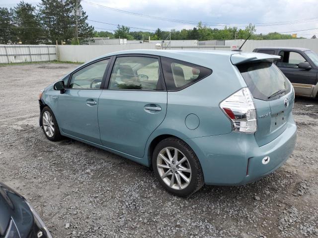 JTDZN3EU6D3204487 - 2013 TOYOTA PRIUS V BLUE photo 2