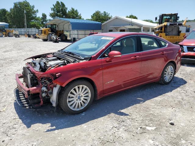 3FA6P0LU4DR206597 - 2013 FORD FUSION SE HYBRID RED photo 1