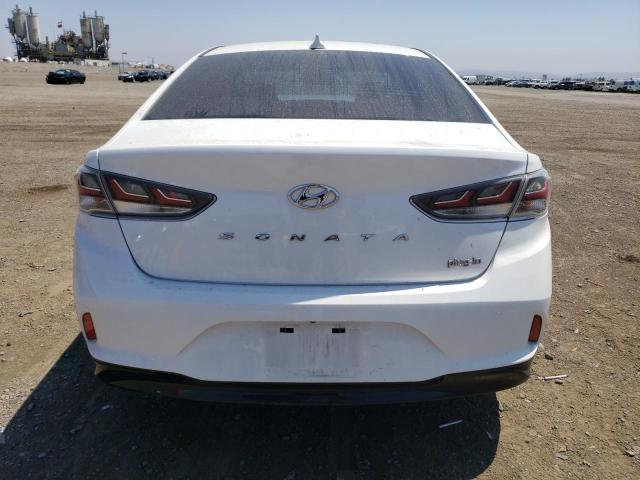 KMHE14L21KA089156 - 2019 HYUNDAI SONATA PLUG-IN HYBRID WHITE photo 6