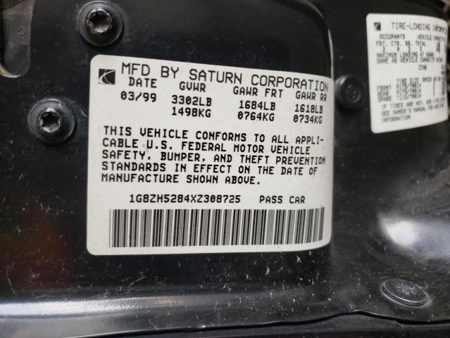 1G8ZH5284XZ308725 - 1999 SATURN SL1 PURPLE photo 12