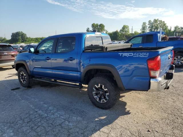 3TMCZ5AN3HM067369 - 2017 TOYOTA TACOMA DOUBLE CAB BLUE photo 2