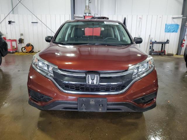 5J6RM4H3XFL120598 - 2015 HONDA CR-V LX BROWN photo 5