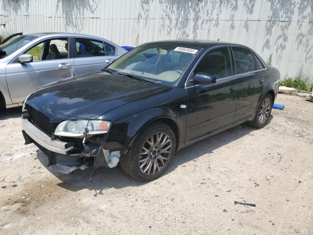 WAUAF78E78A166093 - 2008 AUDI A4 2.0T BLACK photo 1