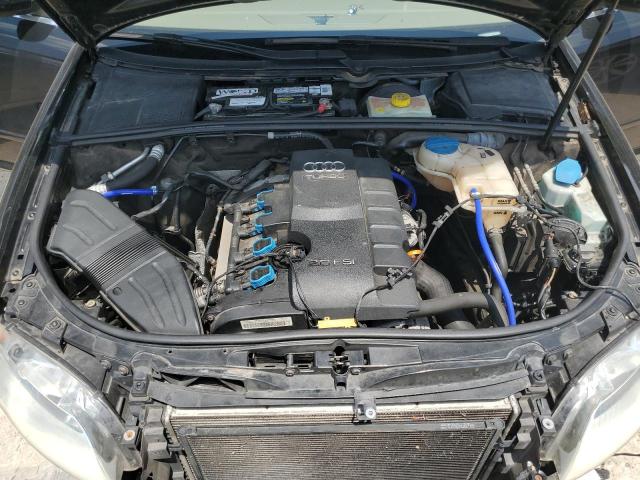 WAUAF78E78A166093 - 2008 AUDI A4 2.0T BLACK photo 11