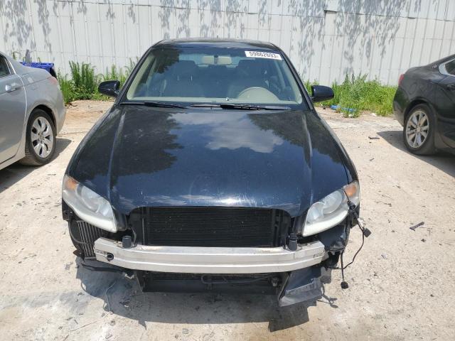 WAUAF78E78A166093 - 2008 AUDI A4 2.0T BLACK photo 5