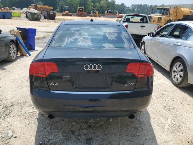 WAUAF78E78A166093 - 2008 AUDI A4 2.0T BLACK photo 6