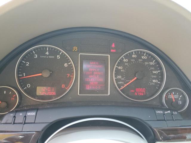 WAUAF78E78A166093 - 2008 AUDI A4 2.0T BLACK photo 9
