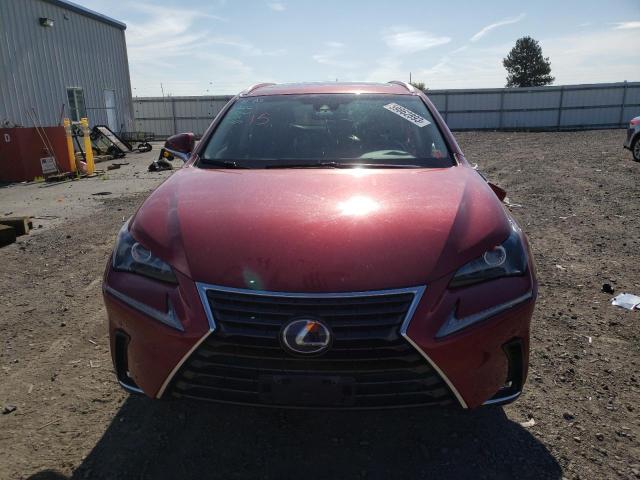 JTJBJRBZ6K2104714 - 2019 LEXUS NX 300H RED photo 5