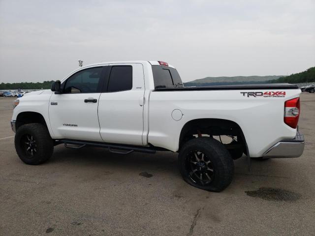 5TFUY5F1XEX374640 - 2014 TOYOTA TUNDRA DOUBLE CAB SR/SR5 WHITE photo 2