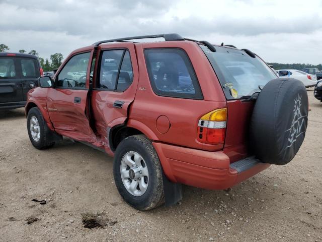 4S2CK58W0X4331276 - 1999 ISUZU RODEO S RED photo 2