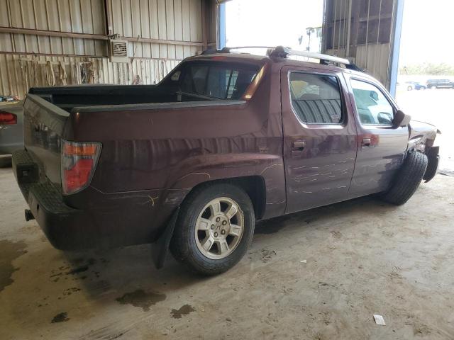 2HJYK16558H541117 - 2008 HONDA RIDGELINE RTL PURPLE photo 3