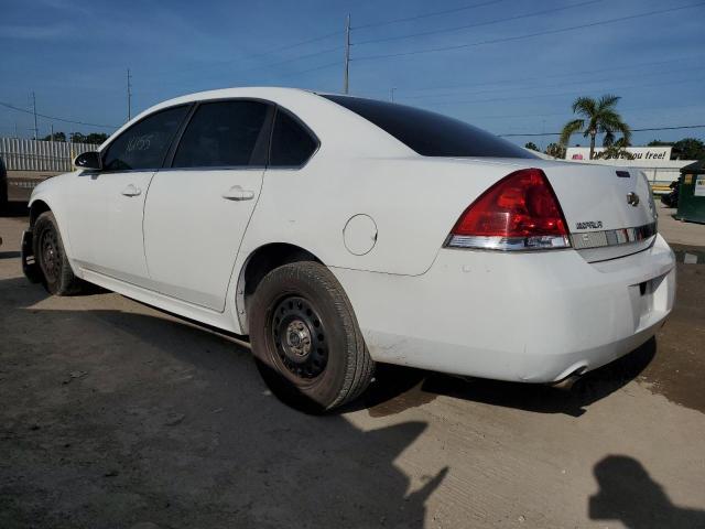 2G1WD5EM4B1281873 - 2011 CHEVROLET IMPALA POLICE WHITE photo 2