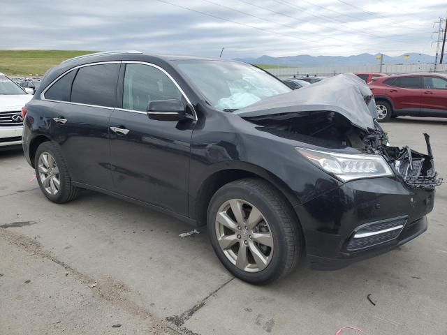 5FRYD4H82FB002186 - 2015 ACURA MDX ADVANCE BLACK photo 4