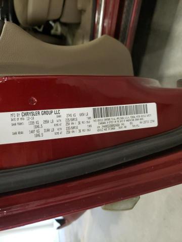 2A4RR5DG9BR624660 - 2011 CHRYSLER TOWN & COU TOURING MAROON photo 13