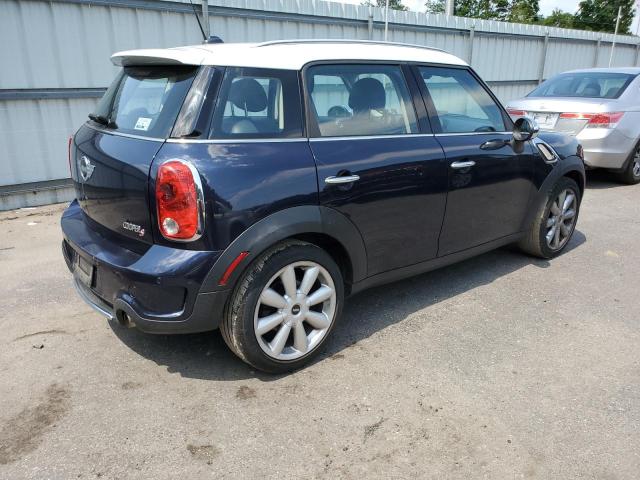 WMWZC5C59BWL53949 - 2011 MINI COOPER S COUNTRYMAN BLUE photo 3