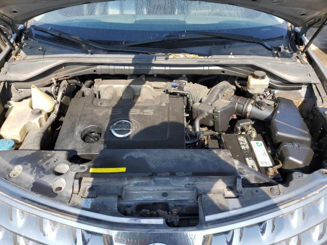 JN8AZ08W77W652547 - 2007 NISSAN MURANO SL GRAY photo 12