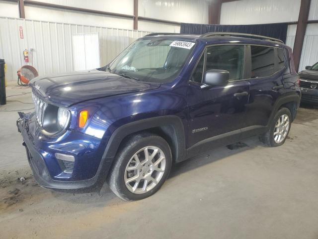 ZACNJAAB4LPL79668 - 2020 JEEP RENEGADE SPORT BLUE photo 1