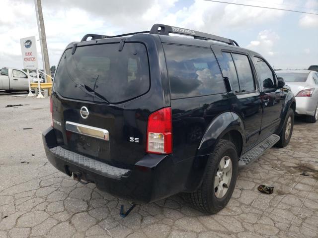 5N1AR18U66C635427 - 2006 NISSAN PATHFINDER LE BLACK photo 3