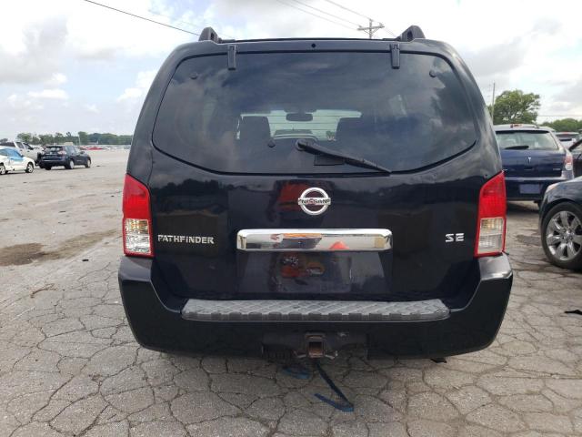 5N1AR18U66C635427 - 2006 NISSAN PATHFINDER LE BLACK photo 6