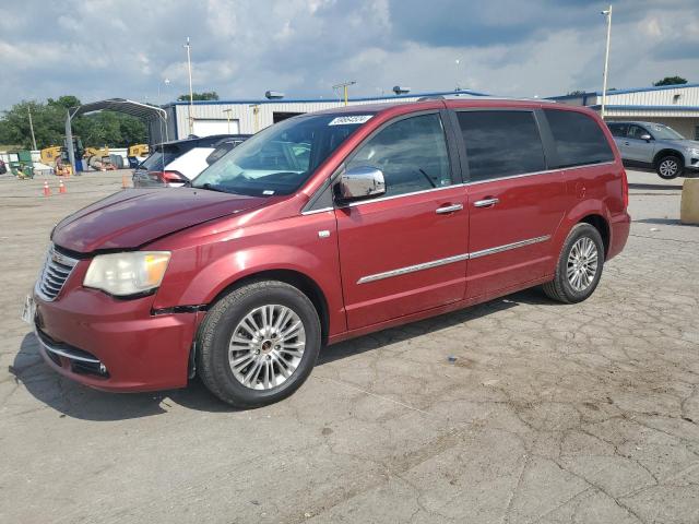 2C4RC1CG7ER225137 - 2014 CHRYSLER TOWN & COU TOURING L RED photo 1