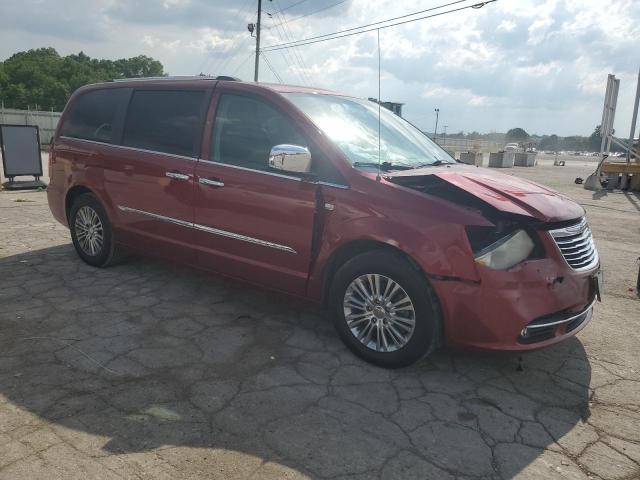 2C4RC1CG7ER225137 - 2014 CHRYSLER TOWN & COU TOURING L RED photo 4