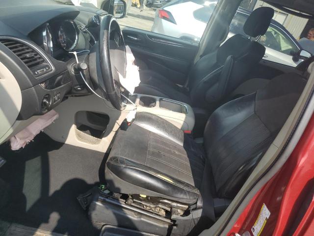 2C4RC1CG7ER225137 - 2014 CHRYSLER TOWN & COU TOURING L RED photo 7