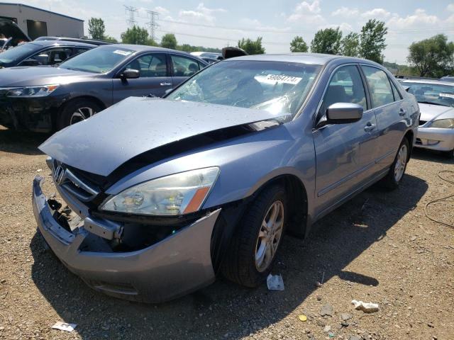 1HGCM56717A103260 - 2007 HONDA ACCORD EX BLUE photo 1