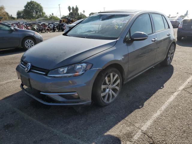 3VWG57AU6KM010958 - 2019 VOLKSWAGEN GOLF S GRAY photo 2