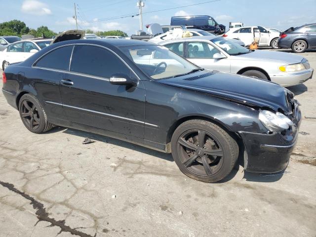 WDBTJ65J84F092829 - 2004 MERCEDES-BENZ CLK 320C BLACK photo 4