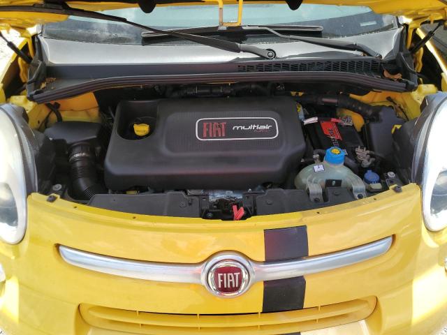 ZFBCFADHXEZ019906 - 2014 FIAT 500L TREKKING YELLOW photo 11