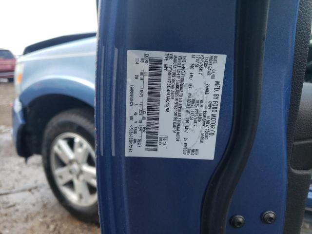 1FMEU73E49UA01258 - 2009 FORD EXPLORER XLT BLUE photo 13