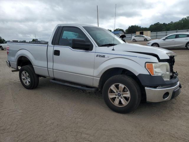 1FTMF1CM8DFC92200 - 2013 FORD F150 SILVER photo 4