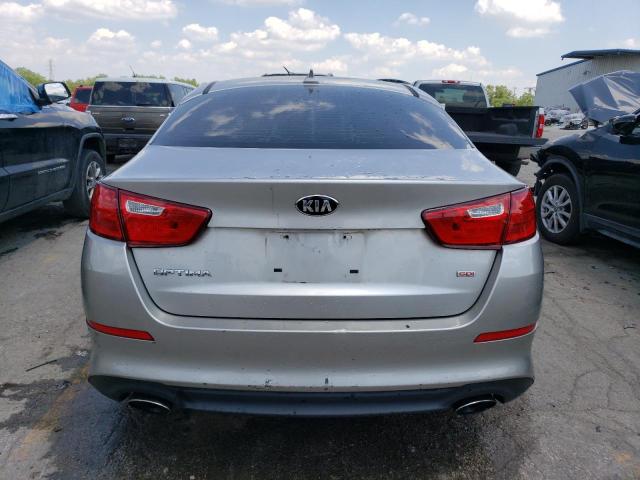 KNAGM4A74F5555998 - 2015 KIA OPTIMA LX SILVER photo 6